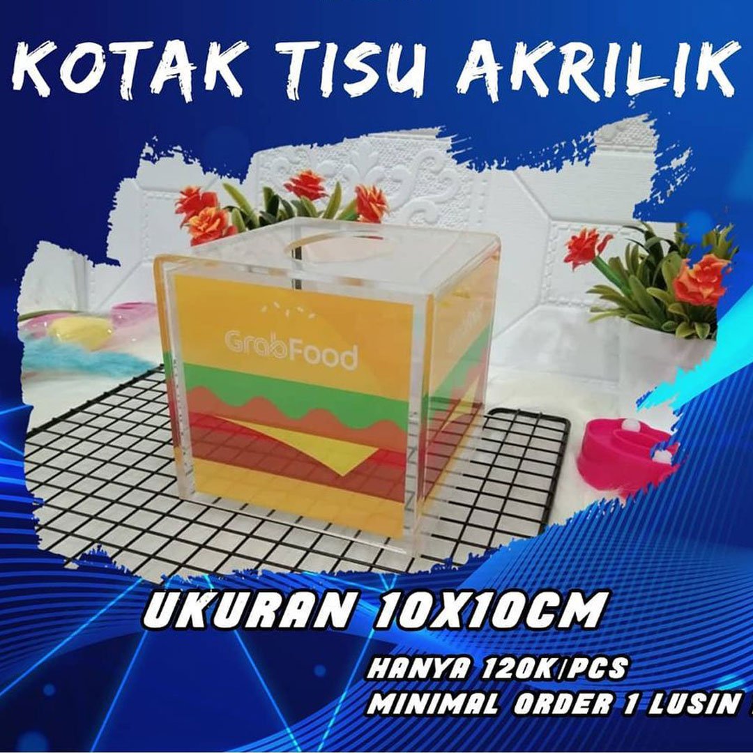 Kotak Tisu Akrilik